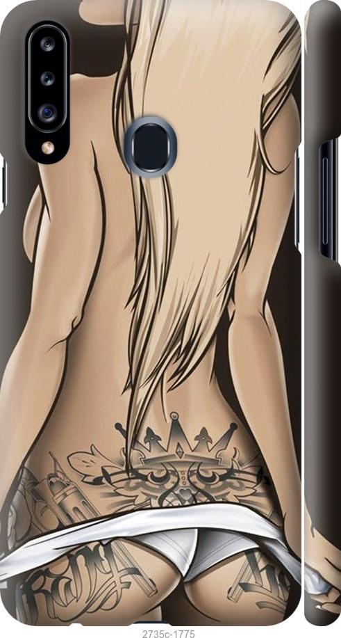 

Чохол на Samsung Galaxy A20s A207F Дівчина з татуюванням