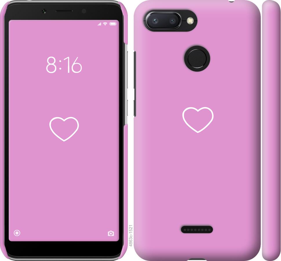 

Чохол на Xiaomi Redmi 6 серце 2