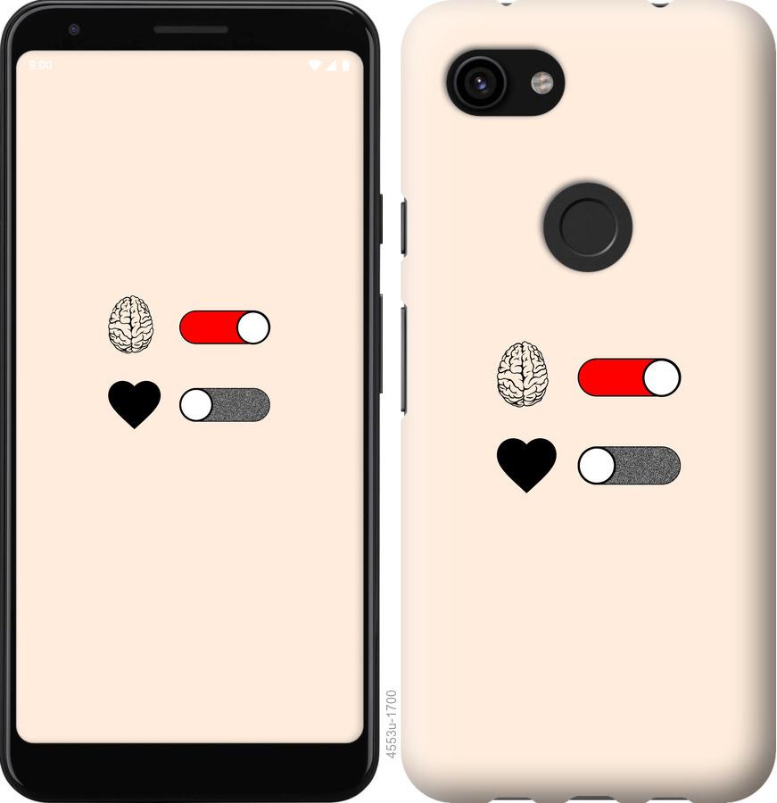 

Чехол на Google Pixel 3a Любовь и ум