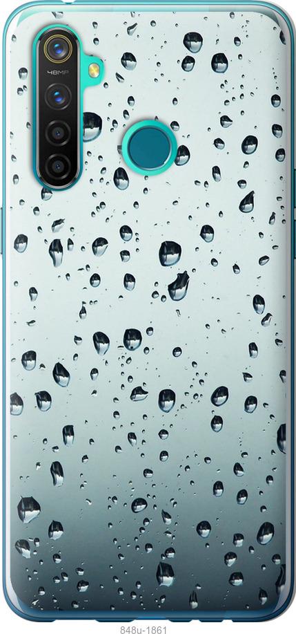 

Чохол на Realme 5 Pro Скло у краплях
