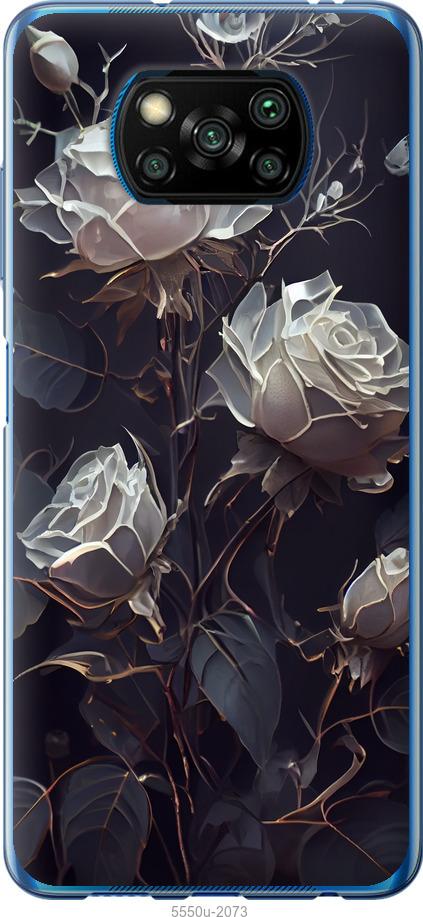 Чехол на Xiaomi Poco X3 Розы 2