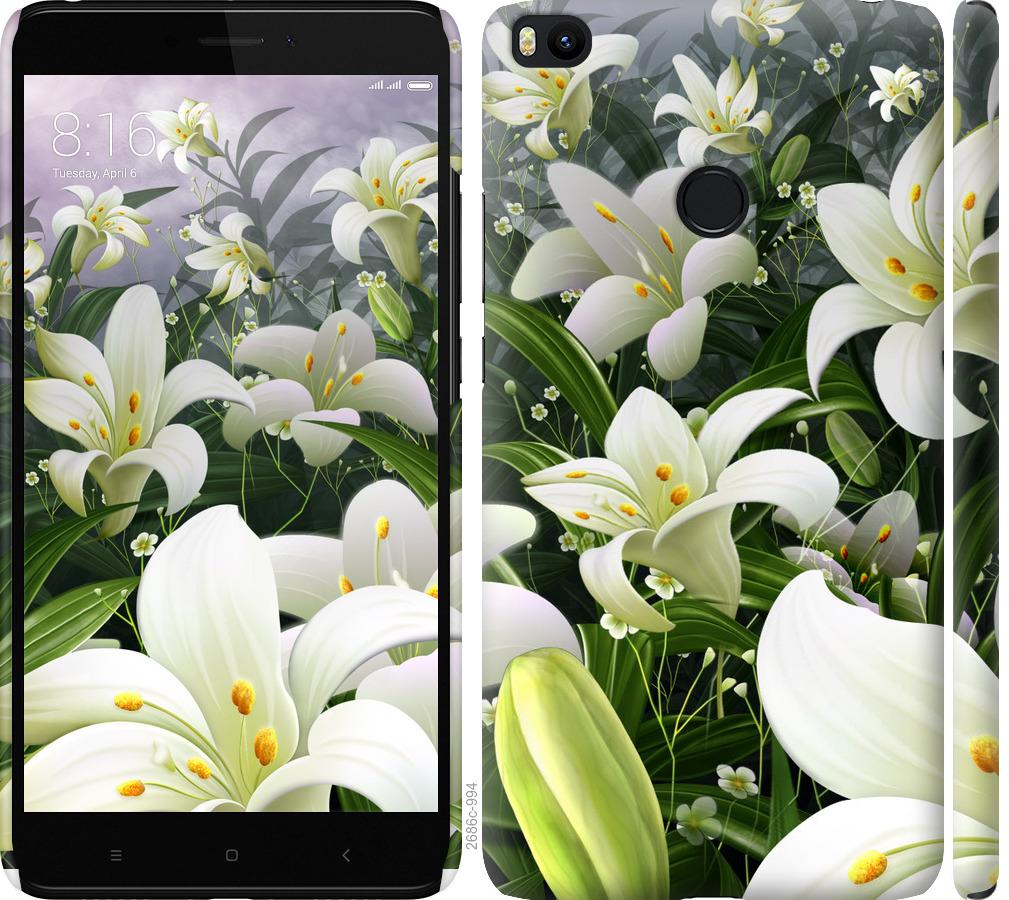 

Чохол на Xiaomi Mi Max 2 білі лілії
