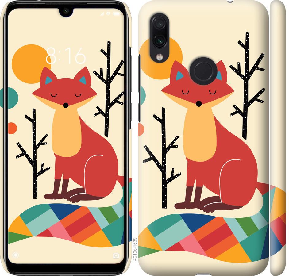 

Чехол на Xiaomi Redmi Note 7 Rainbow fox