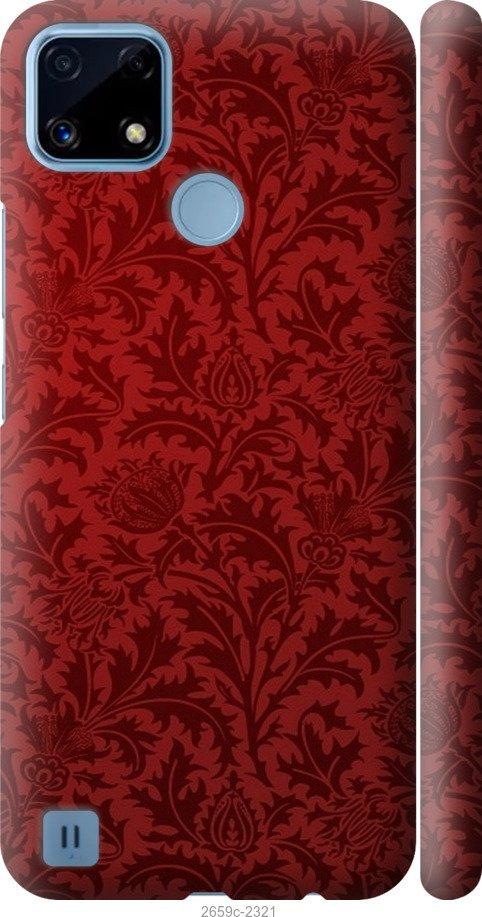 

Чехол на Realme C21 Чехол цвета бордо
