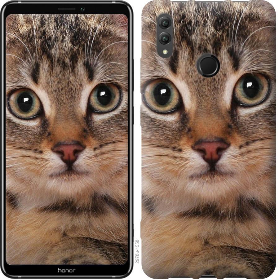

Чехол на Huawei Honor Note 10 Полосатый котик