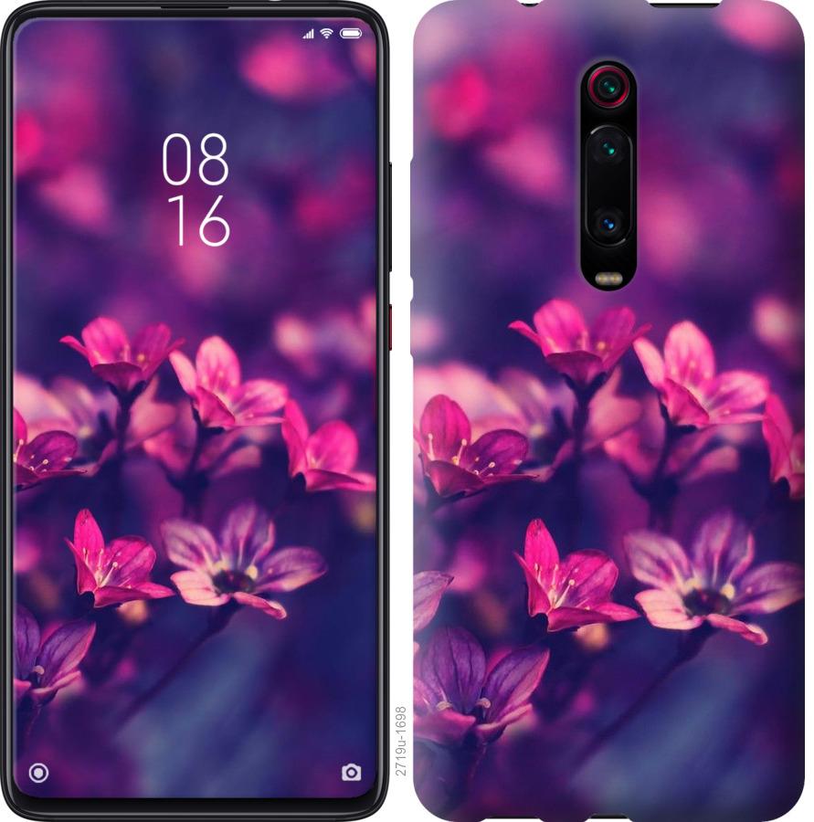 

Чохол на Xiaomi Mi 9T Pro Пурпурні квіти