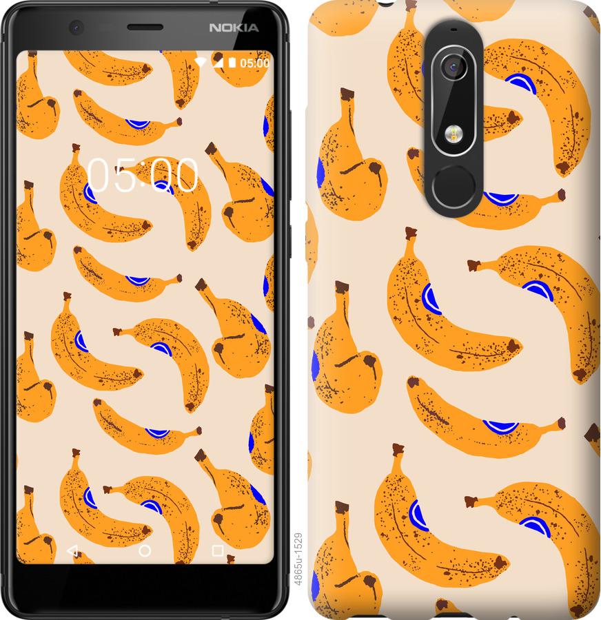 

Чехол на Nokia 5.1 Бананы 1