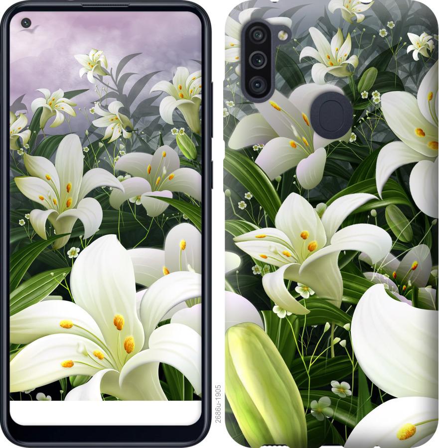 

Чохол на Samsung Galaxy A11 A115F білі лілії