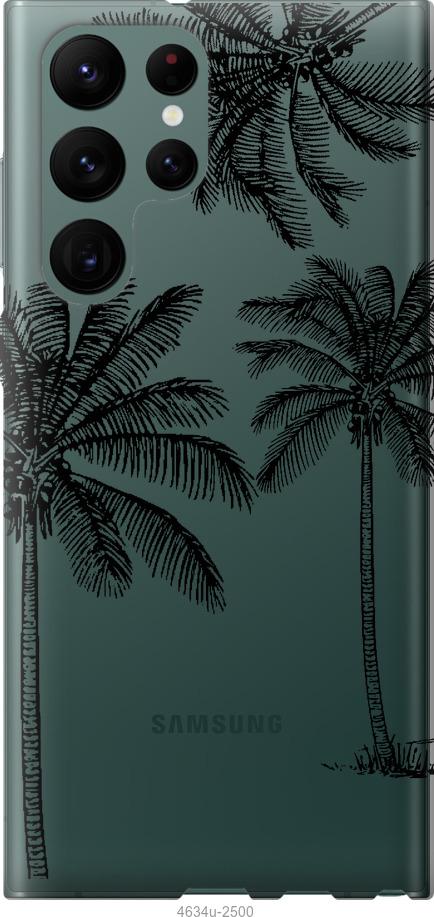 Чехол на Samsung Galaxy S22 Ultra Пальмы1