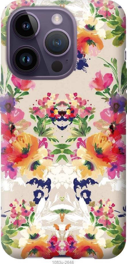 Чехол на iPhone 14 Pro Цветочный узор