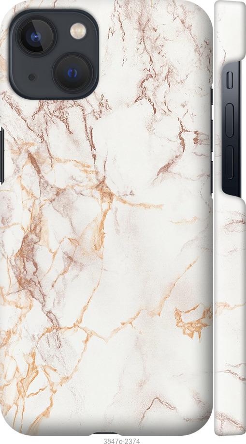 

Чехол на iPhone 13 Белый мрамор