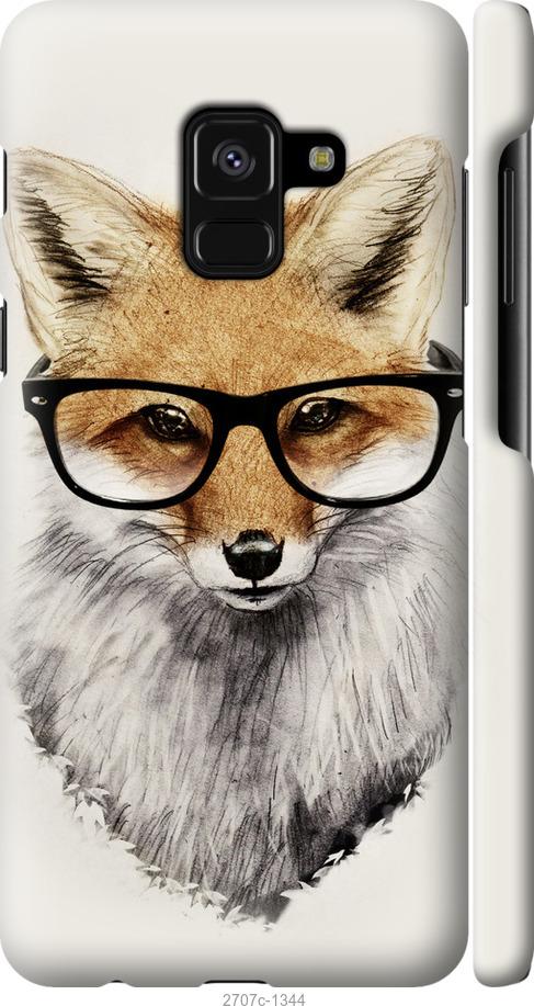

Чехол на Samsung Galaxy A8 2018 A530F Лис в очках
