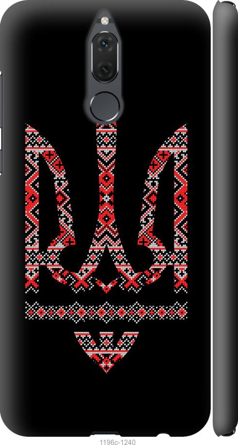 

Чехол на Huawei Mate 10 Lite Герб - вышиванка на черном фоне