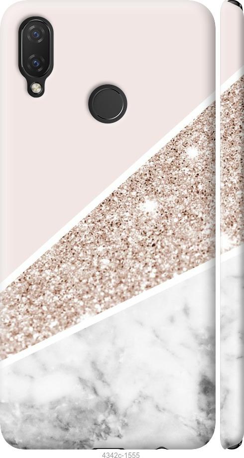 

Чехол на Huawei P Smart Plus Пастельный мрамор