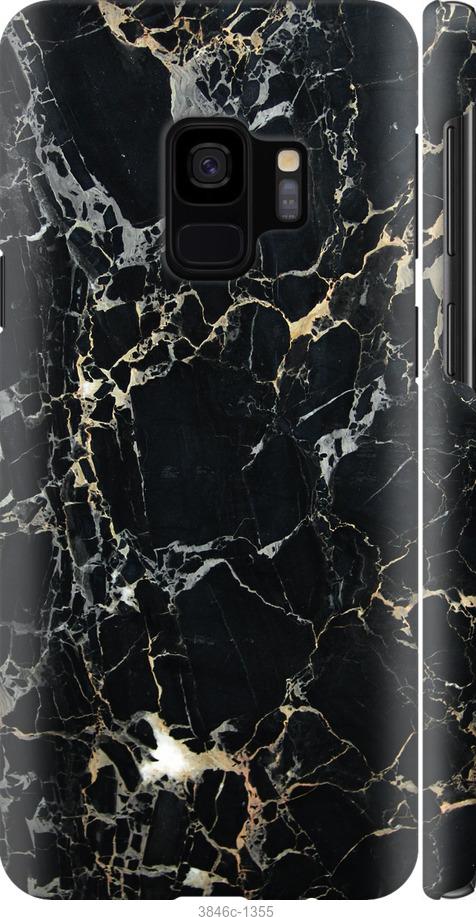 

Чехол на Samsung Galaxy S9 Черный мрамор