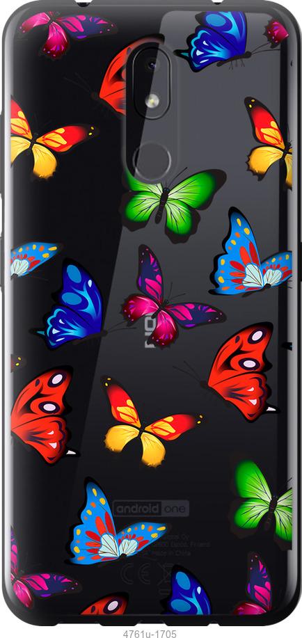 

Чехол на Nokia 3.2 Красочные мотыльки