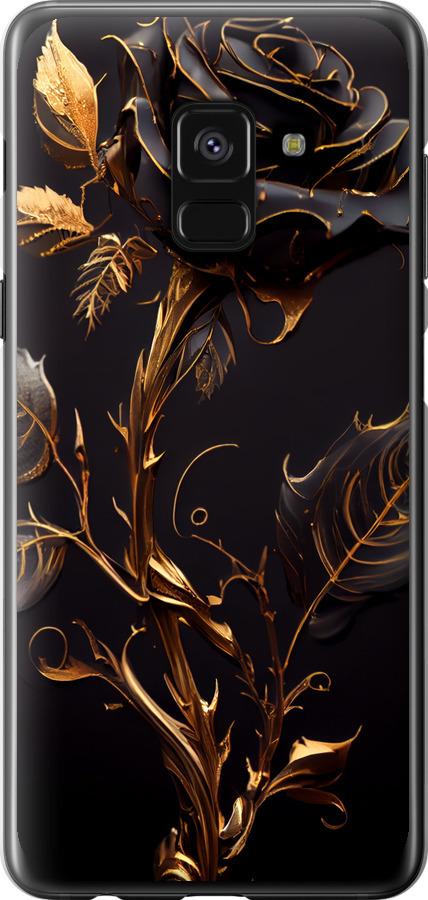 Чехол на Samsung Galaxy A8 2018 A530F Роза 3