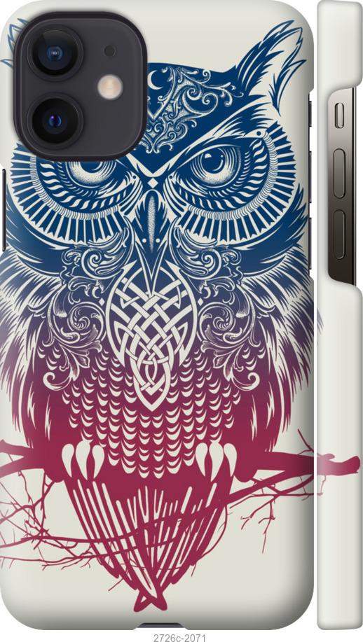 

Чехол на iPhone 12 Mini Сова 2