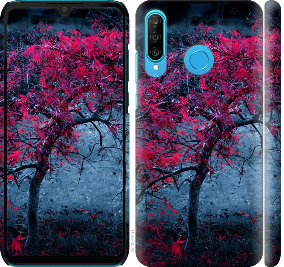 

Чохол на Huawei P30 Lite Дерево з яскравими листям