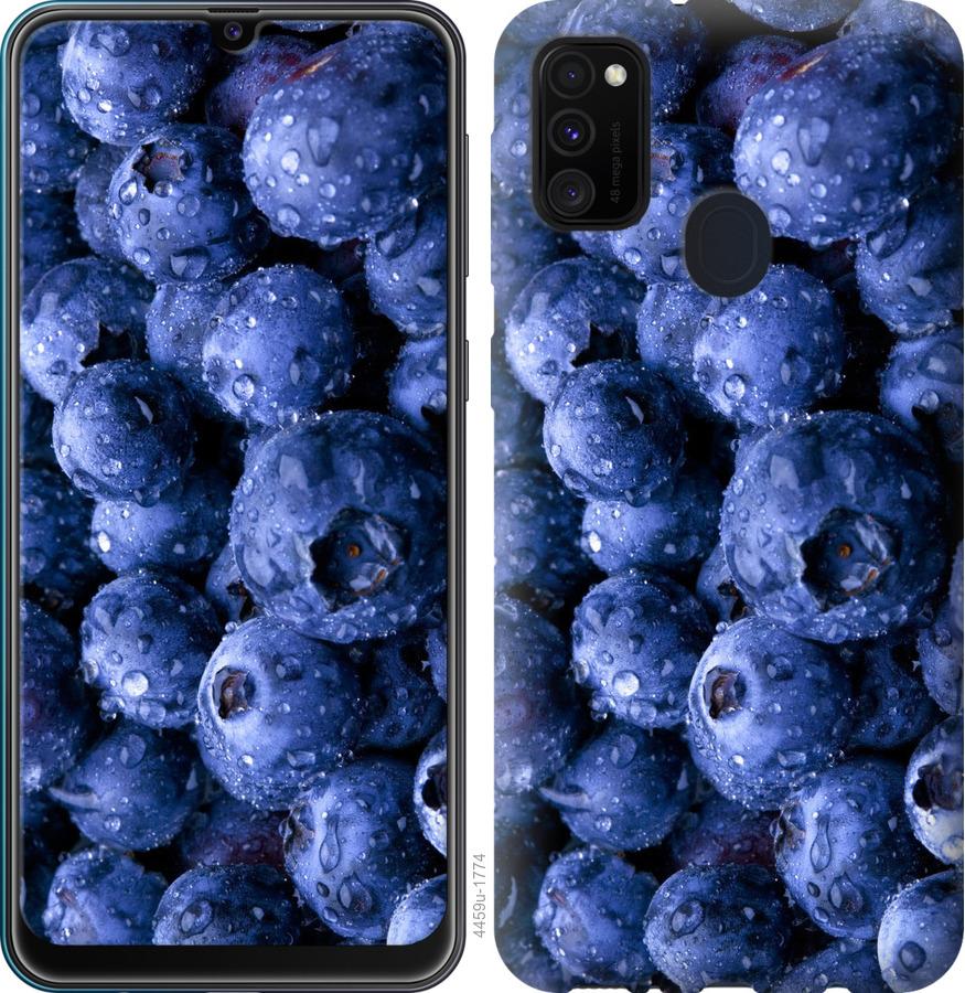 Чехол на Samsung Galaxy A21s A217F Голубика