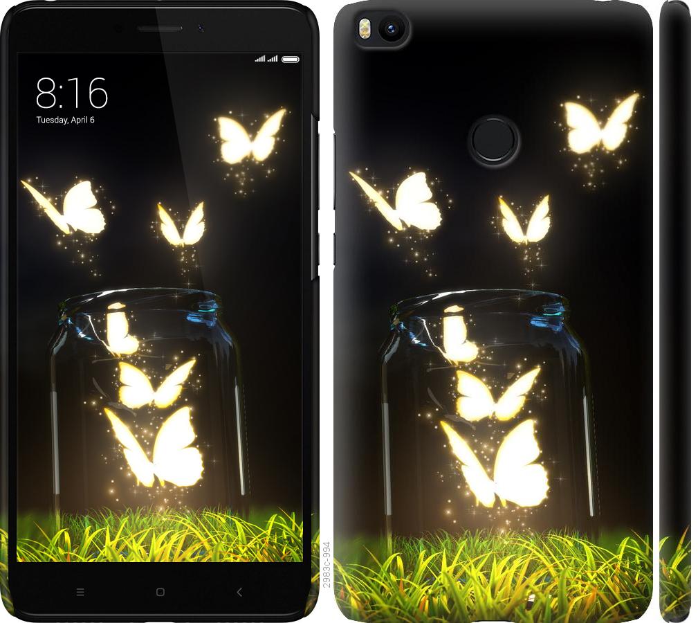 Чехол на Xiaomi Mi Max 2 Бабочки