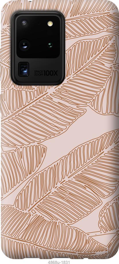 

Чохол на Samsung Galaxy Note 20 Ultra Листя банана