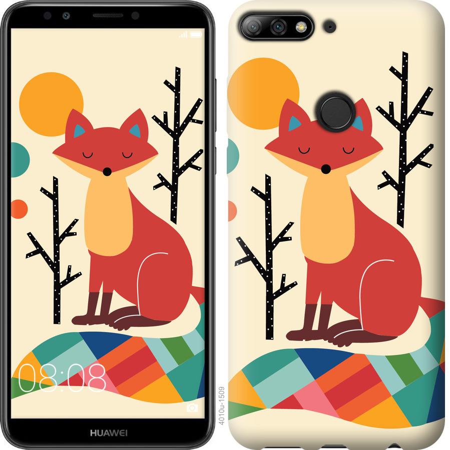 

Чехол на Huawei Honor 7C Rainbow fox