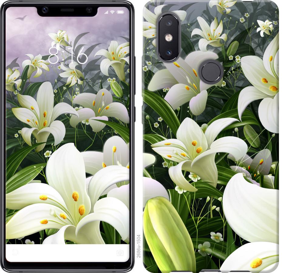 

Чохол на Xiaomi Mi8 SE білі лілії