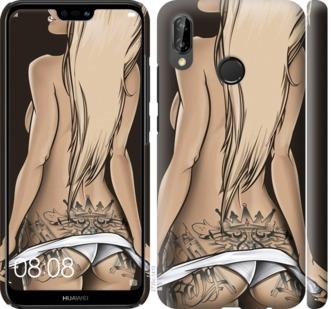 

Чохол на Huawei P20 Lite Дівчина з татуюванням