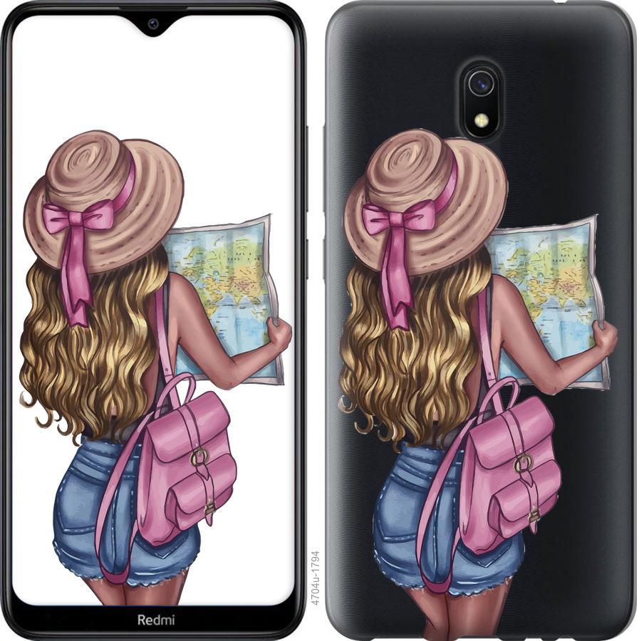 

Чохол на Xiaomi Redmi 8A Дівчина з картою