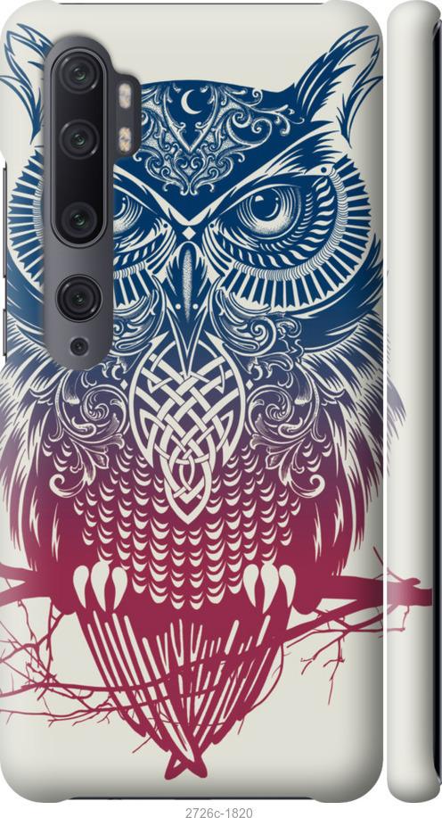 

Чехол на Xiaomi Mi Note 10 Сова 2