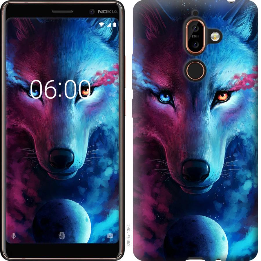 

Чохол на Nokia 7 Plus Арт-вовк