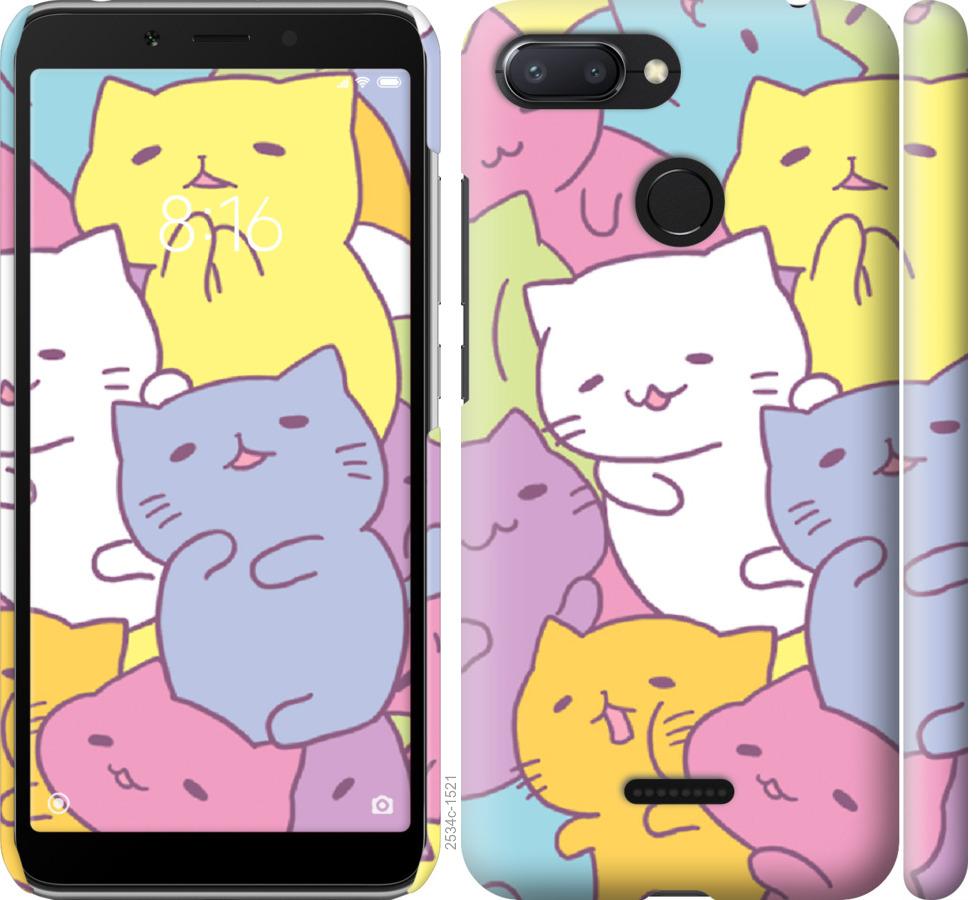 

Чехол на Xiaomi Redmi 6 Котики