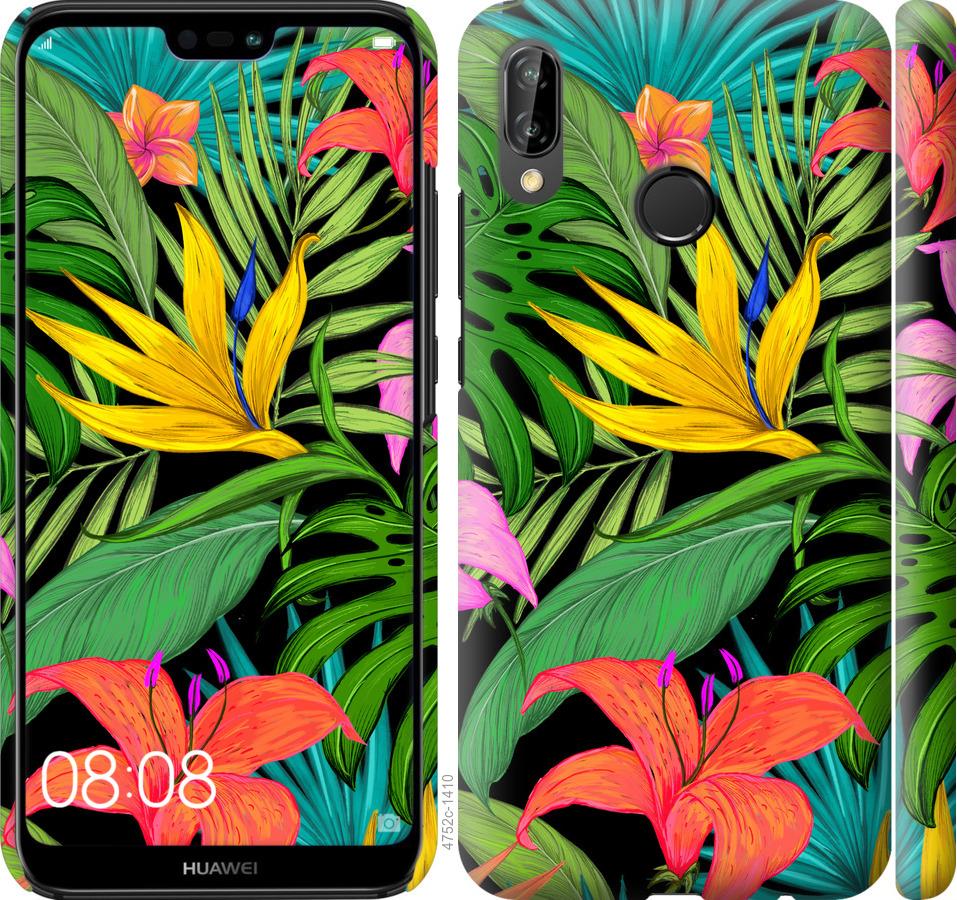 

Чохол на Huawei P20 Lite Тропічні листя 1
