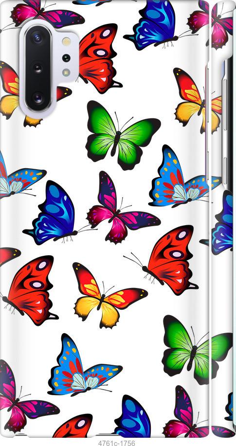 

Чехол на Samsung Galaxy Note 10 Plus Красочные мотыльки