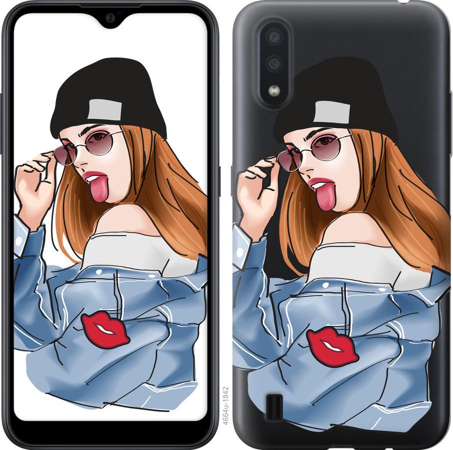 

Чохол на Samsung Galaxy A01 A015F Дівчина v3