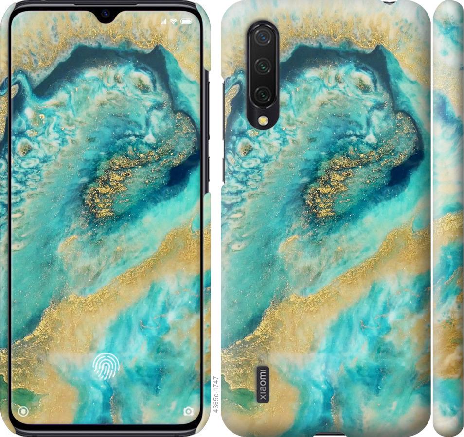 

Чохол на Xiaomi Mi CC9 Green marble