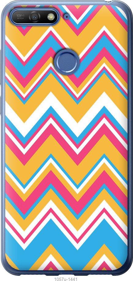 

Чехол на Huawei Honor 7C Шеврон v2
