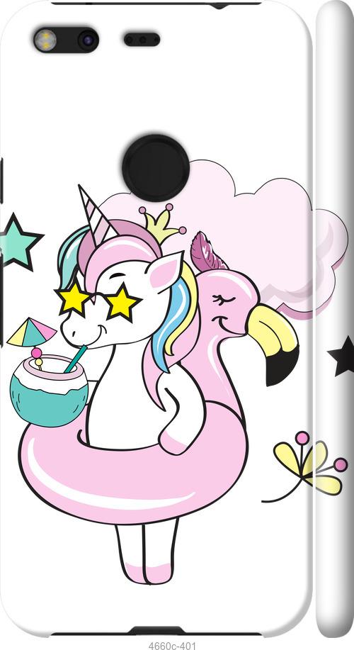 

Чехол на Google Pixel XL Crown Unicorn