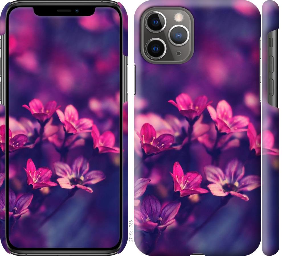 

Чохол на iPhone 11 Pro Пурпурні квіти