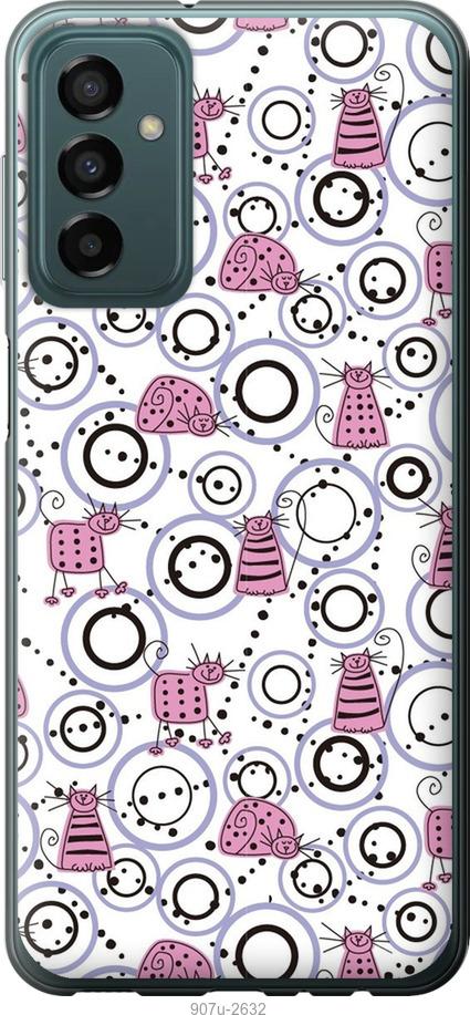 Чехол на Samsung Galaxy M13 M135 Смешные коты