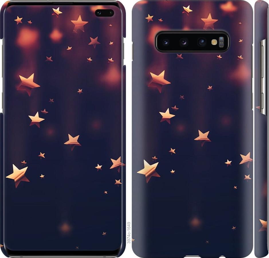 

Чехол на Samsung Galaxy S10 Plus Падающие звезды