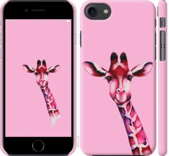 

Чохол на iPhone 8 Рожева жирафа
