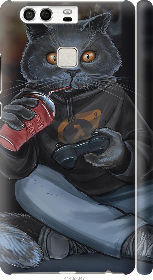 

Чехол на Huawei P9 gamer cat
