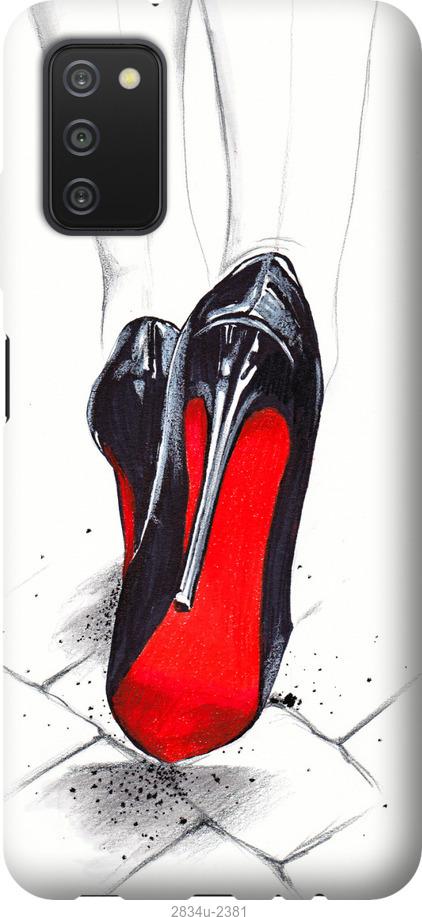 

Чехол на Samsung Galaxy A03s A037F Devil Wears Louboutin