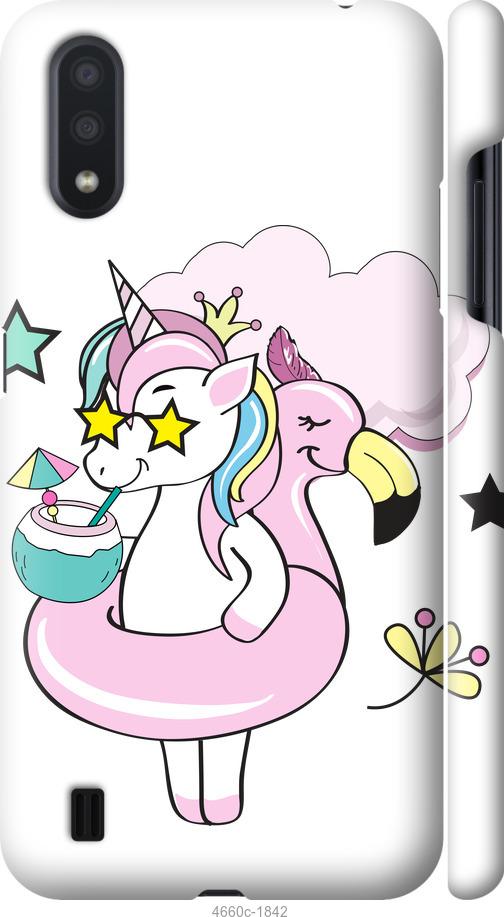 

Чехол на Samsung Galaxy A01 A015F Crown Unicorn