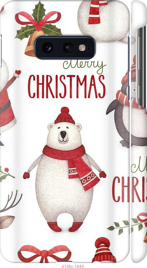 

Чехол на Samsung Galaxy S10e Merry Christmas