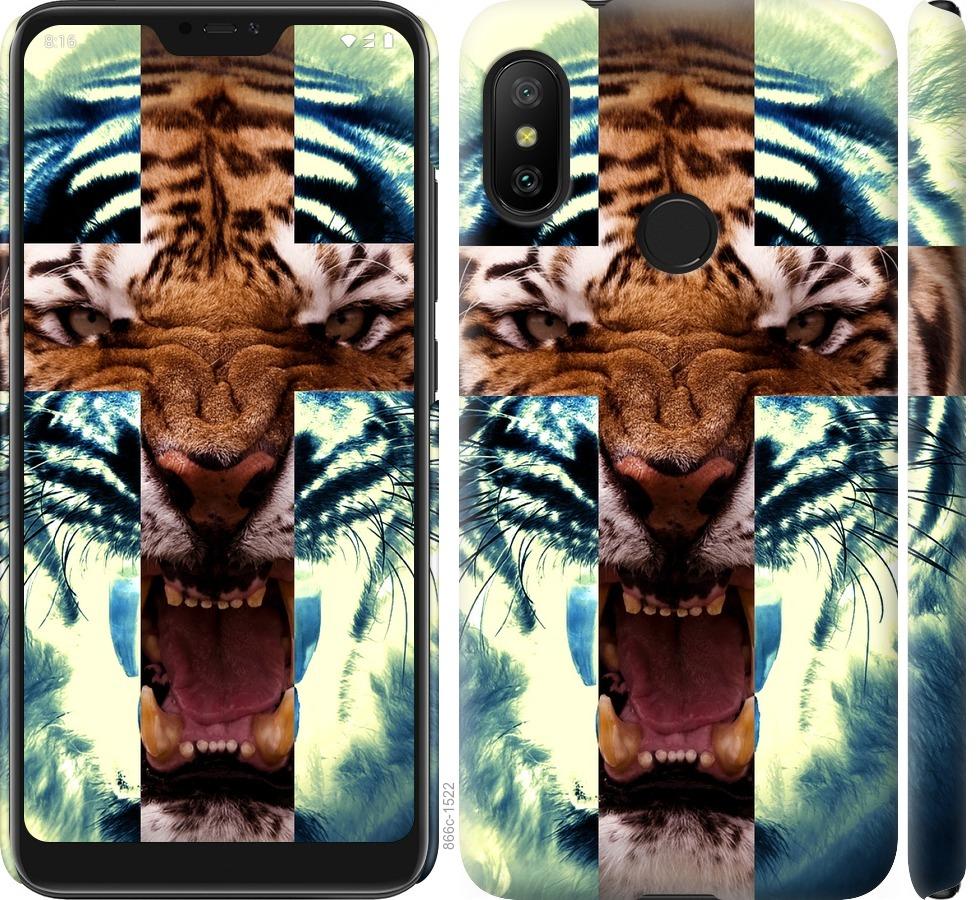 Чехол на Xiaomi Mi A2 Lite Злой тигр