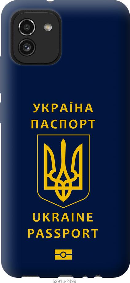 

Чохол на Samsung Galaxy A03 A035F Ukraine Passport
