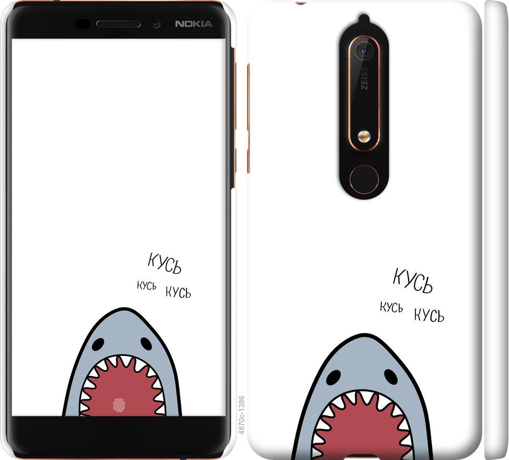 

Чехол на Nokia 6 2018 Акула